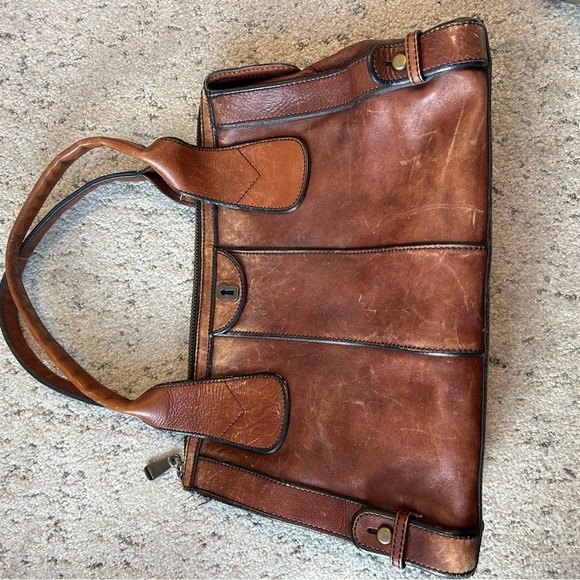 Fossil vintage larger purse in great vintage condition- definite wear, vintage - Picture 2 of 15